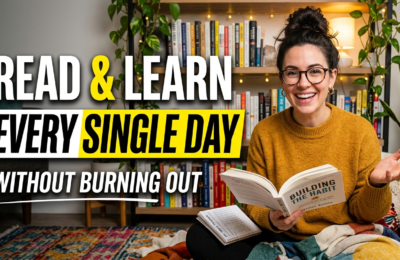 The Daily Reader’s Blueprint: How to Read and Learn Every Single Day (Without Burning Out)